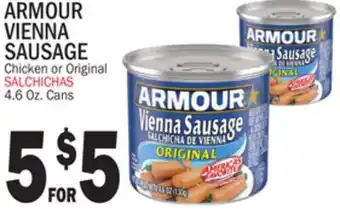 Bravo Supermarkets ARMOUR VIENNA SAUSAGE offer