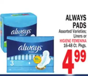 Bravo Supermarkets ALWAYS PADS offer