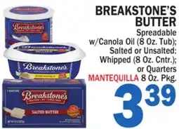 Bravo Supermarkets BREAKSTONE'S BUTTER 8 Oz. Pkg offer