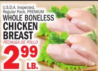 Bravo Supermarkets PREMIUM WHOLE BONELESS CHICKEN BREAST offer
