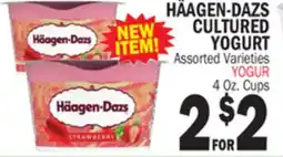 Bravo Supermarkets HÄAGEN-DAZS CULTURED YOGURT offer