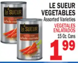 Bravo Supermarkets LE SUEUR VEGETABLES offer