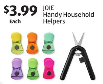 Aldi JOIE Handy Household Helpers offer