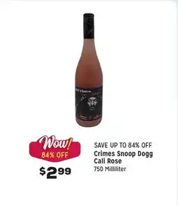 Grocery Outlet Cali Rose offer