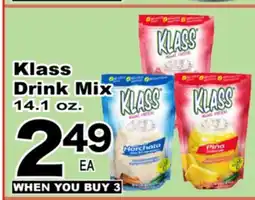 Superior Grocers Klass Drink Mix offer