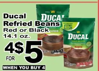 Superior Grocers Ducal Refried Beans offer