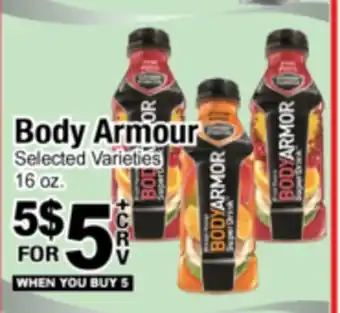 Superior Grocers Body Armour offer