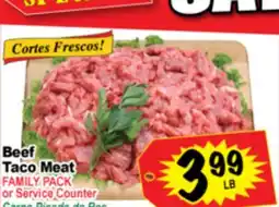 Superior Grocers Beef Taco Meat offer
