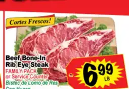 Superior Grocers Bone-In Rib Eye Steak offer