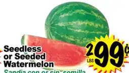 Superior Grocers Seedless or Seeded Watermelon offer