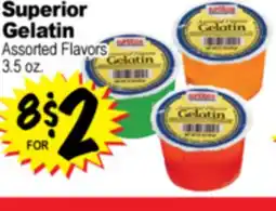Superior Grocers Superior Gelatin offer
