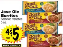 Superior Grocers Jose Ole Burritos offer