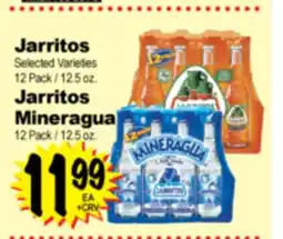 Superior Grocers Jarritos Selected Varieties 12 Pack / 12.5 oz., Jarritos Mineragua 12 Pack / 12.5 oz offer