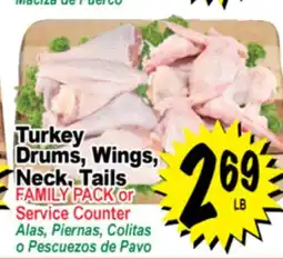 Superior Grocers Turkey Drums, Wings, Neck, Tails offer
