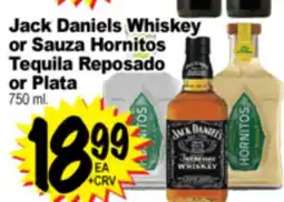 Superior Grocers Jack Daniels Whiskey or Sauza Hornitos or Sauza Hornitos Tequila offer