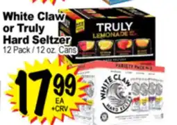 Superior Grocers White Claw or Truly Hard Seltzer offer
