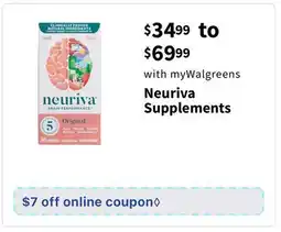 Walgreens Neuriva Supplements offer