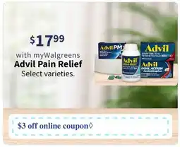 Walgreens Advil Pain Relief offer