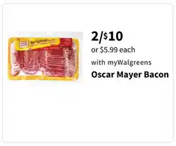 Walgreens Oscar Mayer Bacon offer