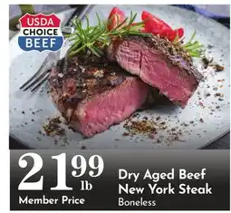 Pavilions Dry Aged Beef New York Steak offer