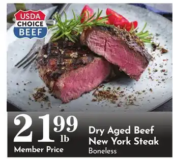 Pavilions Dry Aged Beef New York Steak offer
