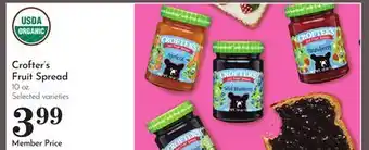 Pavilions Crofter's Fruit Spread offer
