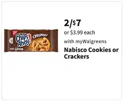 Walgreens Nabisco Cookies or Crackers offer