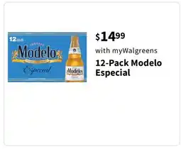 Walgreens 12-Pack Modelo Especial offer