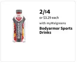 Walgreens Bodyarmor Sports Drinks offer