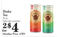 Pavilions Shaka Tea offer
