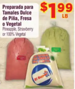 El Super Fresh Pineapple strawberry or 100% vegetable offer