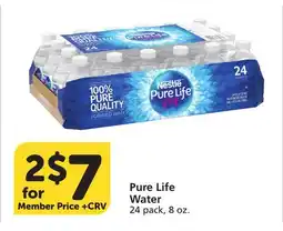 Vons Pure Life Water offer