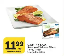Vons C. WIRTHY & CO. Seasoned Salmon Fillets offer