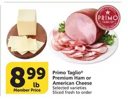 Vons Primo Taglio Premium Ham or American Cheese offer