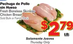 El Super Fresh Fresh Boneless Skinless Chicken Breast offer