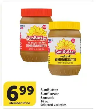 Vons SunButter Sunflower Spreads offer
