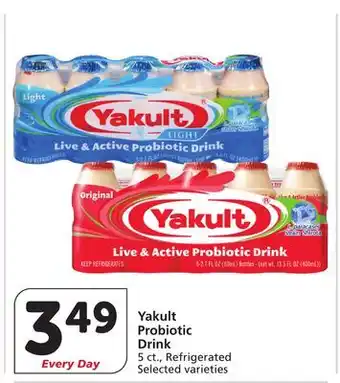 Vons Yakult Probiotic Drink offer