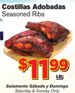 El Super Fresh Seasoned Ribs offer