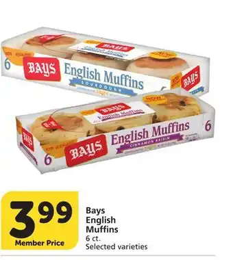 Vons Bays English Muffins offer