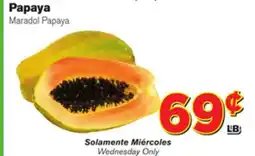 El Super Fresh Papaya offer