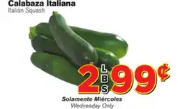 El Super Fresh Italian Squash offer