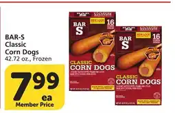 Vons BAR-S Classic Corn Dogs offer