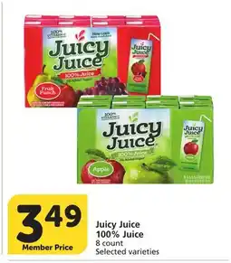 Vons Juicy Juice 100% Juice offer