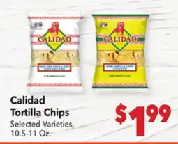 Vallarta Supermarkets Calidad Tortilla Chips offer