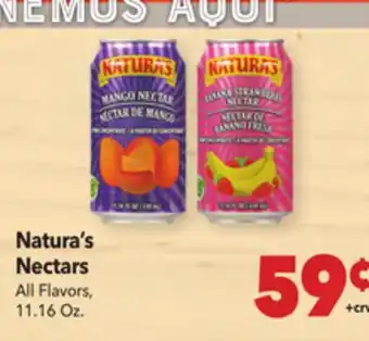 Vallarta Supermarkets Natura's Nectars offer