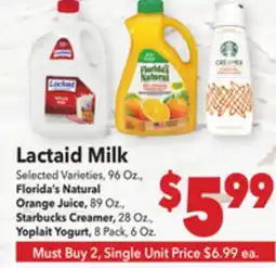 Vallarta Supermarkets Lactaid Milk offer