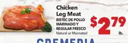 Vallarta Supermarkets Chicken Leg Meat / DE POLLO MARINADO offer