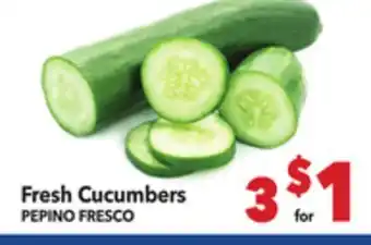 Vallarta Supermarkets Fresh Cucumbers offer