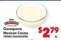 Vallarta Supermarkets Oaxaqueno Mexican Crema / CREMA OAXAQUEÑA offer