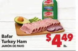 Vallarta Supermarkets Bafar Turkey Ham / JAMÓN DE PAVO offer
